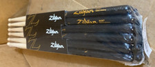 Zildjian Hickory Dip Series 4 for 12 Drumstick Pairs - Z5BD - Wood Tip - Black