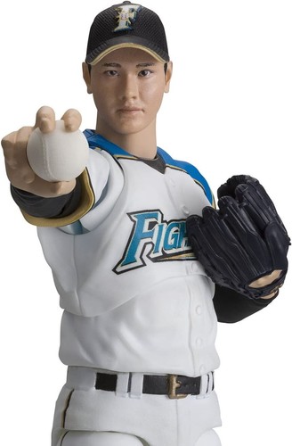 S.H.Figuarts Shohei Ohtani in Nippon-Ham Fighters Uniform Actionfigur JP - Bild 6 von 15