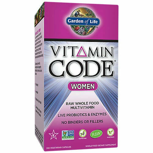 Garden of Life Vitamin Code Women Multivitamins - 240 Capsules 06/2026+