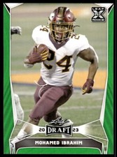 2023 Leaf Draft Green  63 Mohamed Ibrahim  Rc