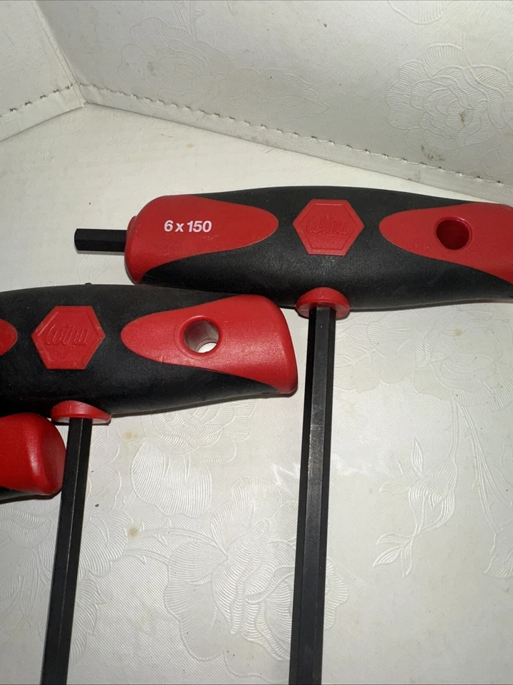 11 Pc Lot Wiha Tools 334 10 8 6 5 4 3 2.5 2 Hexagonal Hex T Handle Screwdriver - Image 2 of 4