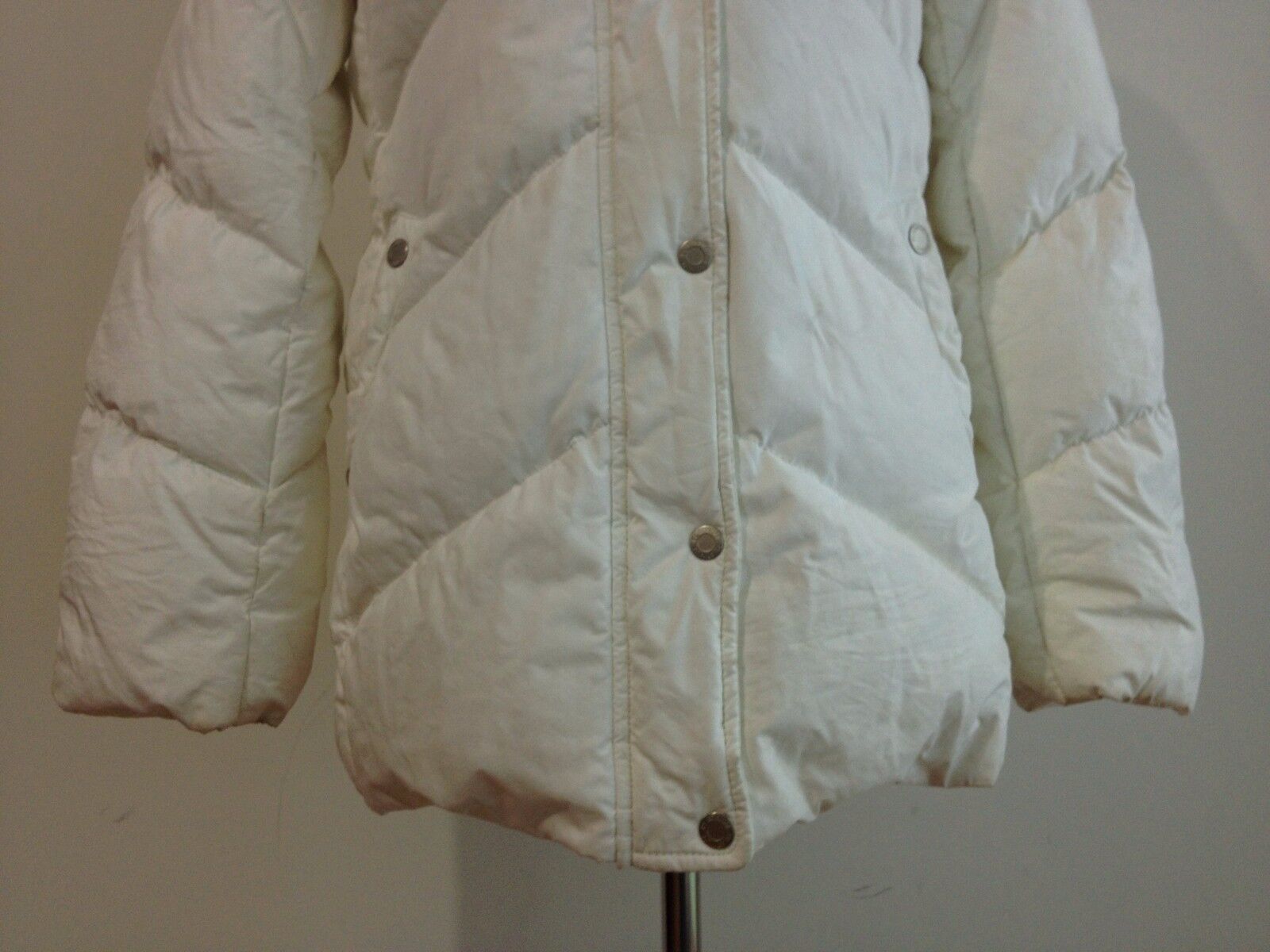 UTEX Platinum Puffer Down Coat Jacket White Size S | eBay