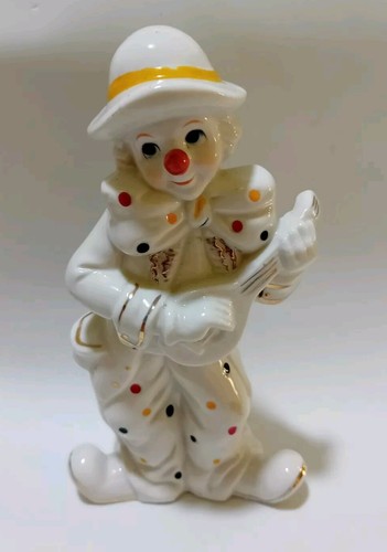 Vintage ☆ Pupazzo Clown In Ceramica Cm 19 - Foto 11 di 13