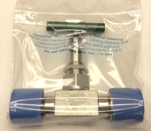 SWAGELOK SS-8BK-V19 321 FUELLE DE ACERO INOXIDABLE VÁLVULA SELLADA 1/2" HEMBRA NUEVO - Imagen 2 de 12