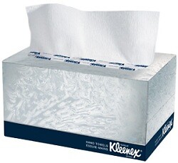 Kleenex Paper Towel #01701 White, 9 x 10.5, Box of 120, 10 Boxes - Picture 1 of 2