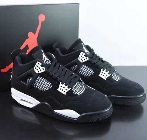 Air Jordan 4 "White Thunder" Men's Mid Top Retro Basketball Shoes