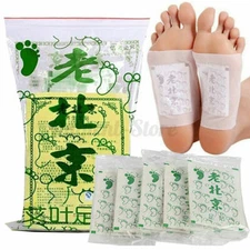 100pcs Foot Detox Patches Pads Toxins Deep Cleansing Herbal Organic Slimming
