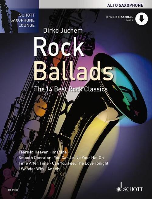 Thumbnail - Rock Ballads Alt-saxophon. Ausgabe Mit Online-audiodatei | Dirko