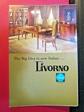 DREXEL Livorno Italian Style FURNITURE CATALOG Advertising FOLDOUT BROCHURE 1968
