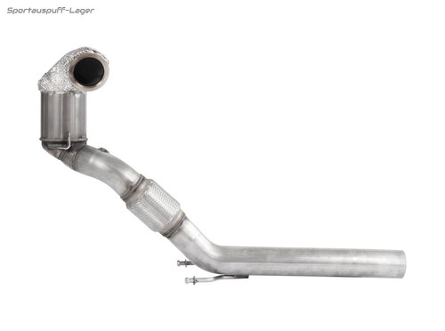 HJS Edelstahl Ø76mm Frontpipe inkl. Katalysator VW Golf 7 GTI - Bild 7 von 7