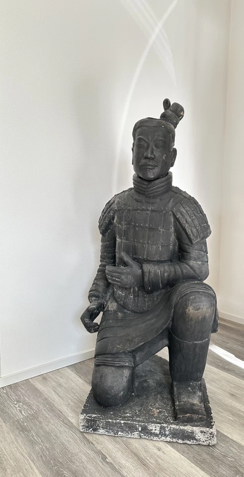 Chinesischer Terracotta Krieger – 120 cm – imposante Statue - Bild 3 von 4