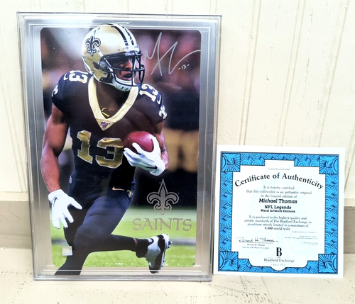 New Orleans Saints Michael Thomas Nfl Legends Metal Artwork Editions Limited
