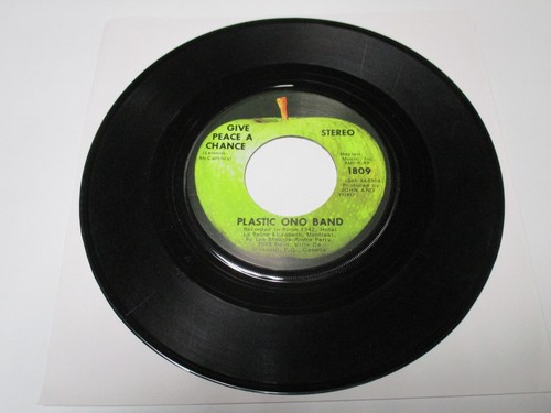 Plastic Ono Band Give Peace A Chance/ Remember Love Vinyl 7" 45 RPM Apple 1969 - Picture 3 of 4