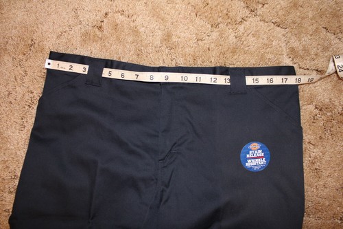 Dickies Mädchen Jr Marine Uniform Capri Größe 15 Bootcut Taille 36" x Schrittlänge 21,5"  - Bild 5 von 10