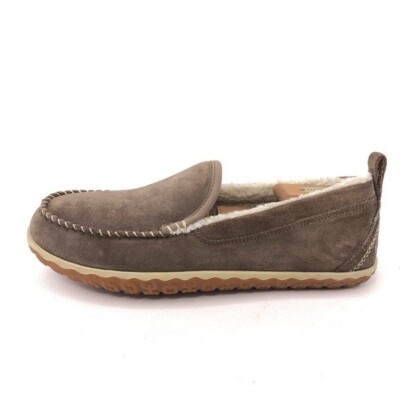 Bean Mountain Moccasin Slippers Womens Size 9M Brown Leather Winter  Flat