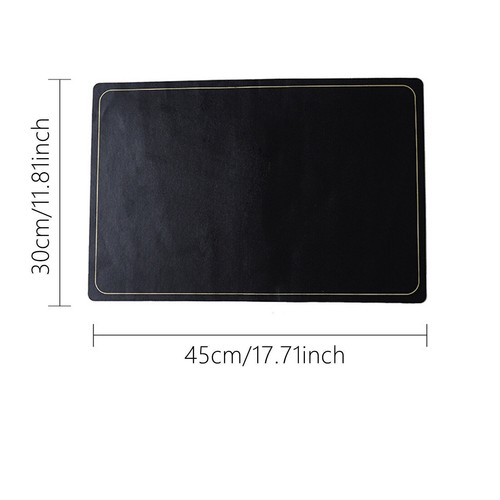 Set of 4 Faux Leather Placemat Kitchen Dining Table Mats Heat Resistant Non-Slip - Picture 50 of 50