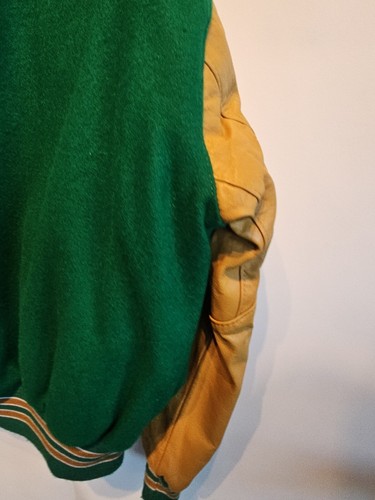 Vintage Milwaukee Bucks NBA Basketball Uni Leder Letterman Jacke Herren Medium - Bild 12 von 13