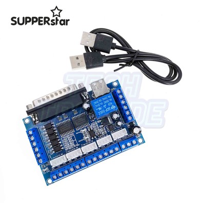 5 axis CNC Breakout Board optical coupler for Stepper Motor Driver FOR MACH3 ASS