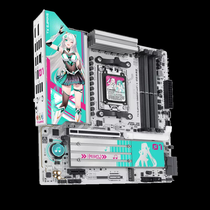 ASUS TX GAMING B850M WIFI S HATSUNE MIKU EDTION Socket AM5