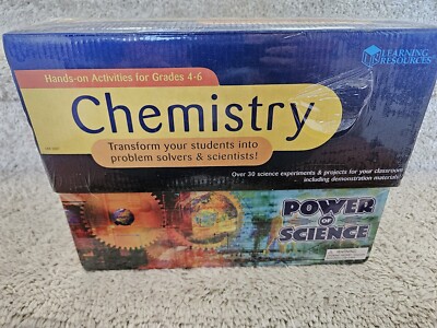 Learning Resources Science Kit Chemistry Grades 4-6 30+ Projects 