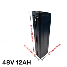 48V12Ah EBIKE Battery Pack Lithium Li-ion Electric Bicycle Bottom Discharge Bike