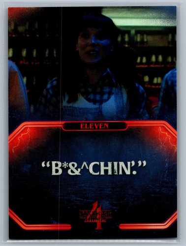 Lote de 5 tarjetas 2023 Stanger Things Netflix - casi nuevo-como nuevo *tarjetas de texto* - Imagen 3 de 9
