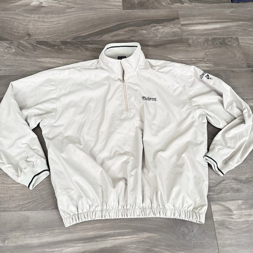 Ashworth Wind Jacket Quarter Zip for Golf LargeLogo for Wildwood Country Club