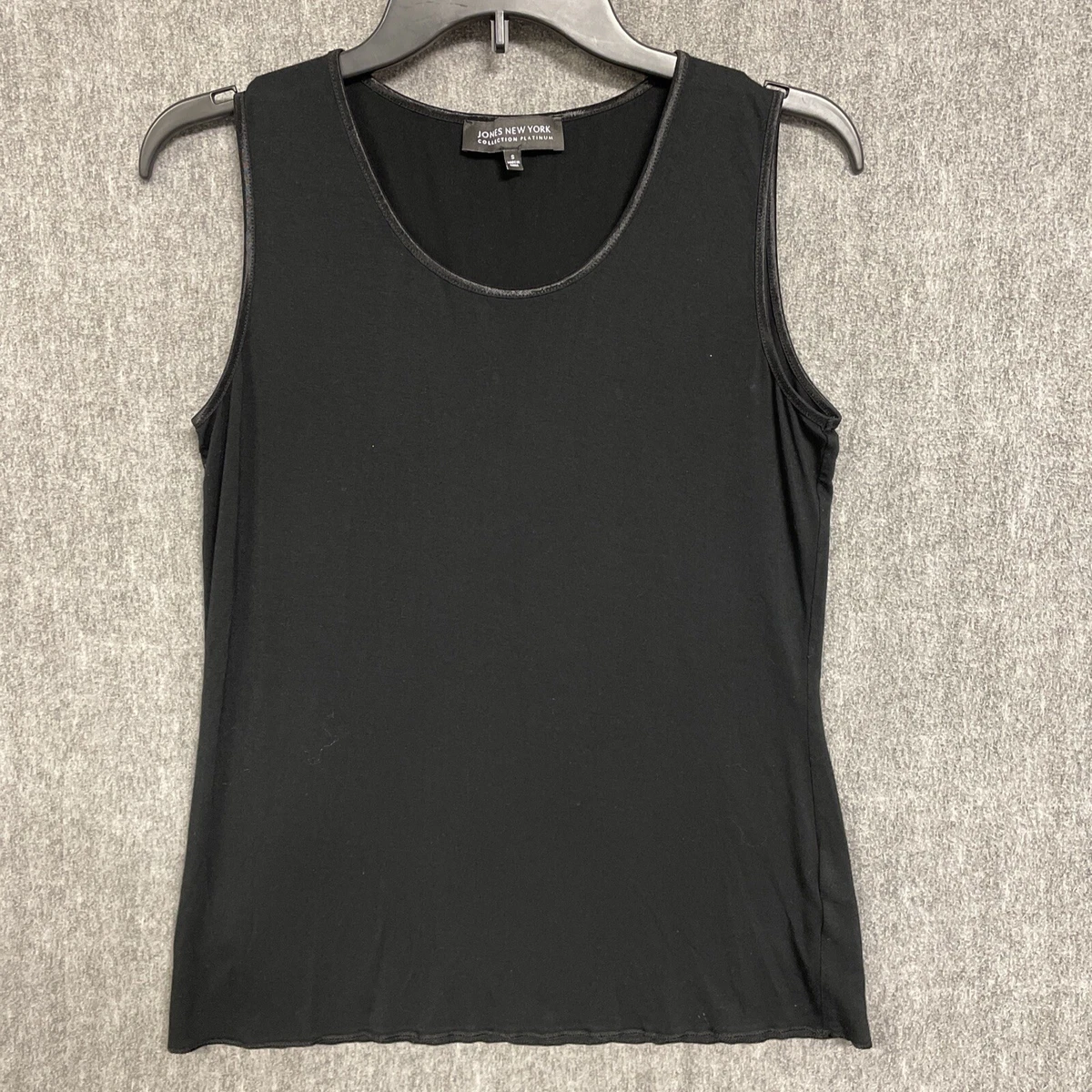 ladies black sleeveless blouse