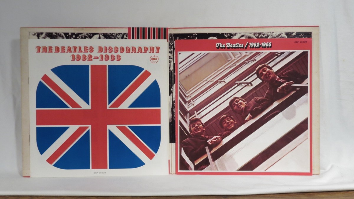 THE BEATLES ‎– 1962-1966 1973 2nd Japan issue 2xLP NM insert