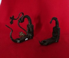 🟡 COPPIA DI ANTICHI PEZZI DI CARRO SICILIANO - CASSEFUSO -EPOCA 1800- A-274