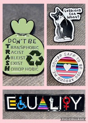 KAUFEN SIE 2 ERHALTEN SIE 1 GRATIS! LGBTQ+ Pride Pin Anstecker - Gleichstellung, inklusive, Verbündeter, queeres Geschenk