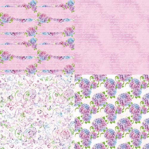 "Álbum diario basura de 6" almohadilla de papel floral mariposa álbum de recortes fabricación de tarjetas - Imagen 9 de 21