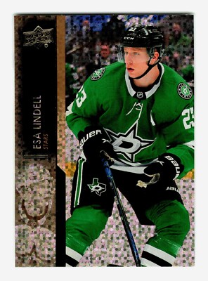 2021-22 Upper Deck Esa Lindell Speckled Rainbow Foil #310 Dallas Stars