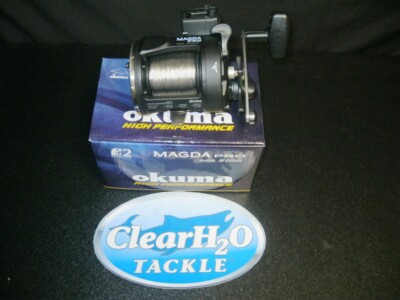OKUMA MAGDA PRO MA-30DX LINECOUNTER PRE-SPOOLED WITH 1000' 30# BLOOD RUN WIRE
