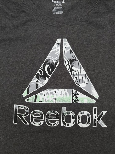 Reebok Crossfit T-shirt Youth Boy X-Large 14-16 Gray Sports Logo …#16708 - Picture 4 of 10