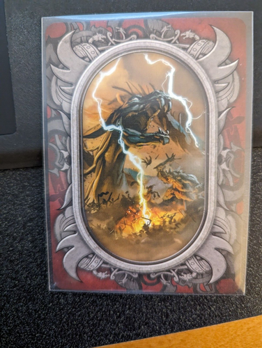CHAMPIONS of MIDGARD: MEEPLE MONSTER: Promo Card- Man Vs Meeple Kickstarter MINT - Picture 2 of 2