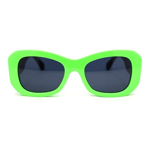 Womens Buffed Sleek Mod Oversized Butterfly Fashion Sunglasses - 第 7/21 張圖片