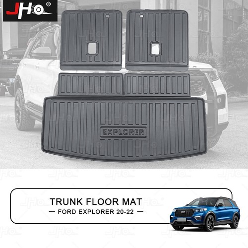 Cargo Liner Rubber Waterproof Rear Trunk Floor Mat for Ford Explorer 2020-2022 - Picture 9 of 9