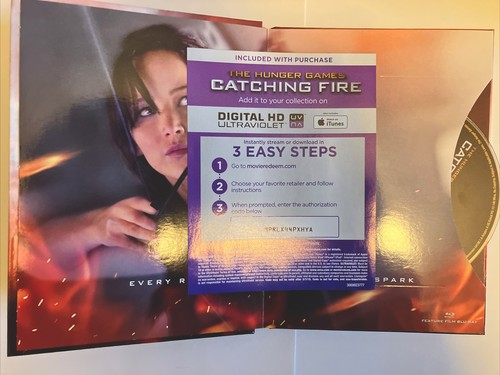 Hunger Games Catching Fire (Blu-ray/DVD/Digital, 3-Disc, Target Exclusive) NEW - Picture 3 of 7