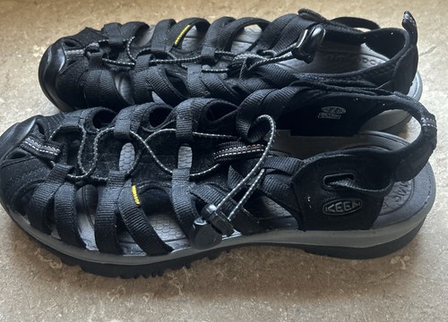 Keen Whisper Outdoor Hiking Sandal Waterproof Women's Size 11 1018227 Black - Picture 4 of 8