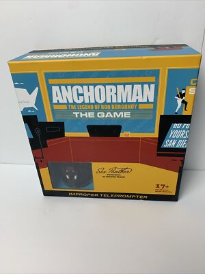 ANCHORMAN: THE LEGEND OF RON BURGUND THE GAME IMPROPER TELEPROMPTER NEW SEALED