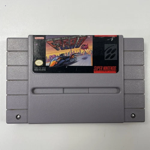F-Zero Super Nintendo SNES Authentic Cartridge Only Tested Video Game Racing