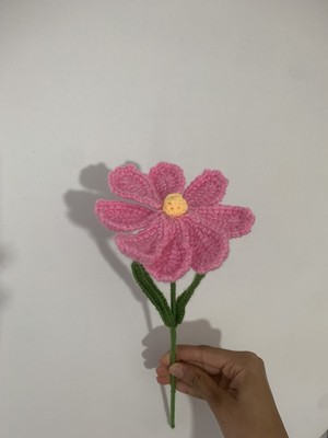 (VOR BESTELLUNG IN BESCHREIBUNG SCHAUEN) große Blume gehäkelt