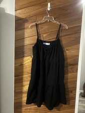 Old Navy L Black Babydoll Dress 