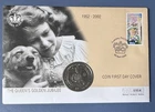 2002 British Virgin Islands $ PNC. QEII Golden Jubilee. Guernsey Stamp 6954.