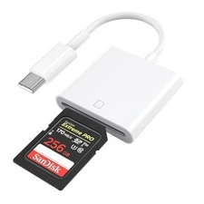 (Apple MFi Certified) iPhone 16 SD Card Reader,  USB C to SD USB-C One Slot