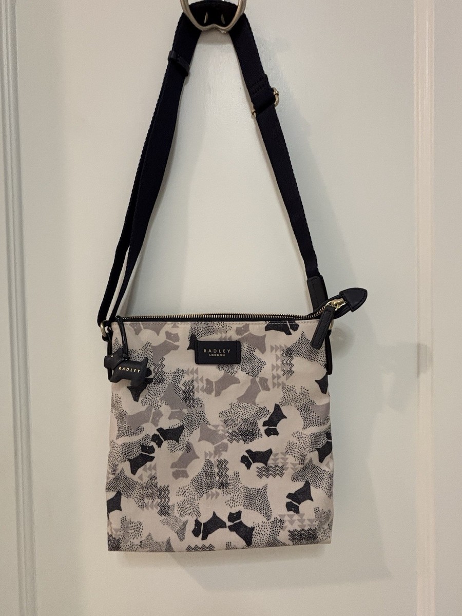 RADLEY London Data Dog Navy Blue Small Scotty Crossbody Bag Charm