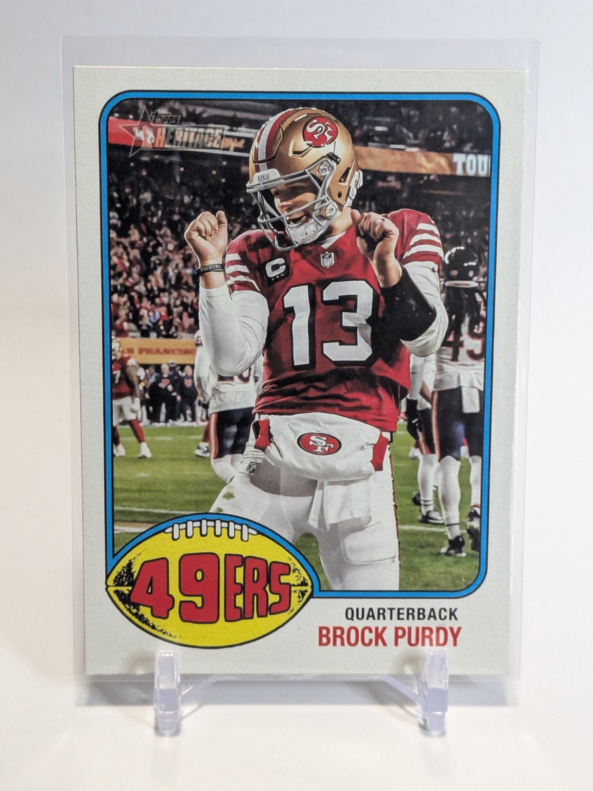 2026 Topps Heritage Brock Purdy San Francisco 49ers -FREE SHIPPING