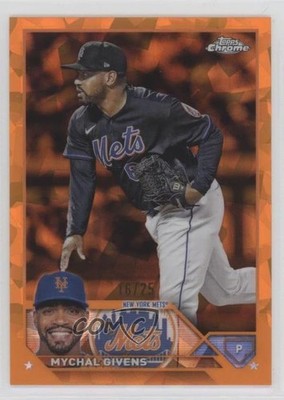 2023 Topps Chrome Sapphire Orange 16/25 Mychal Givens #171 14mg