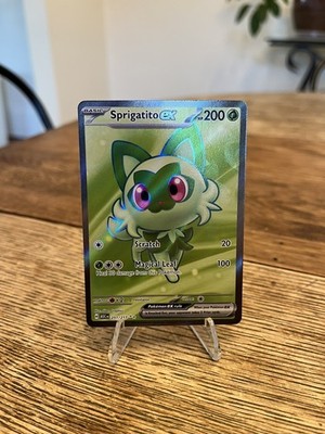 Pokémon Sprigatito EX 251/217 ASC Rare Full Art Holo